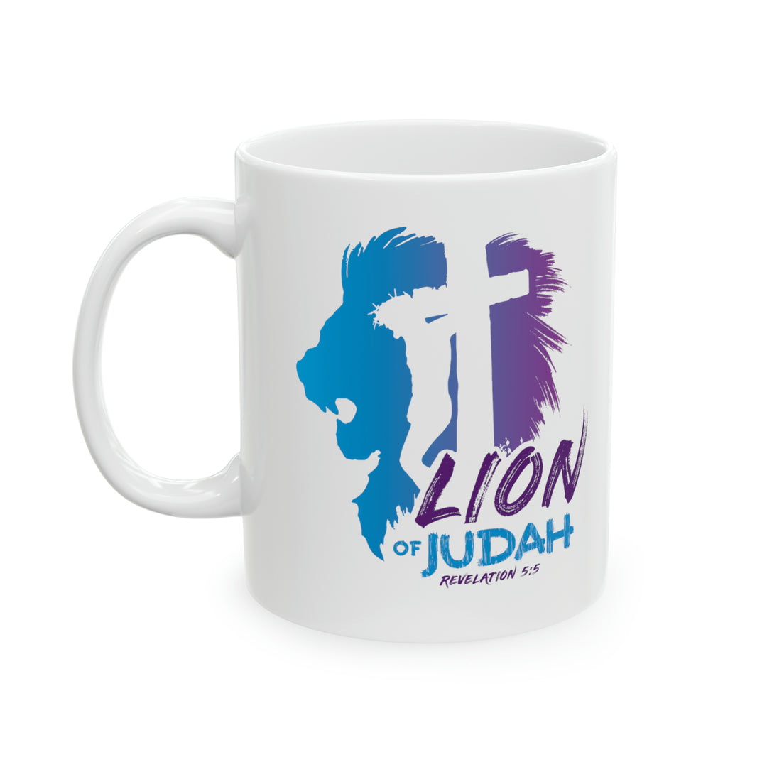 Lion of Judah Coffee Mug - Cool Light