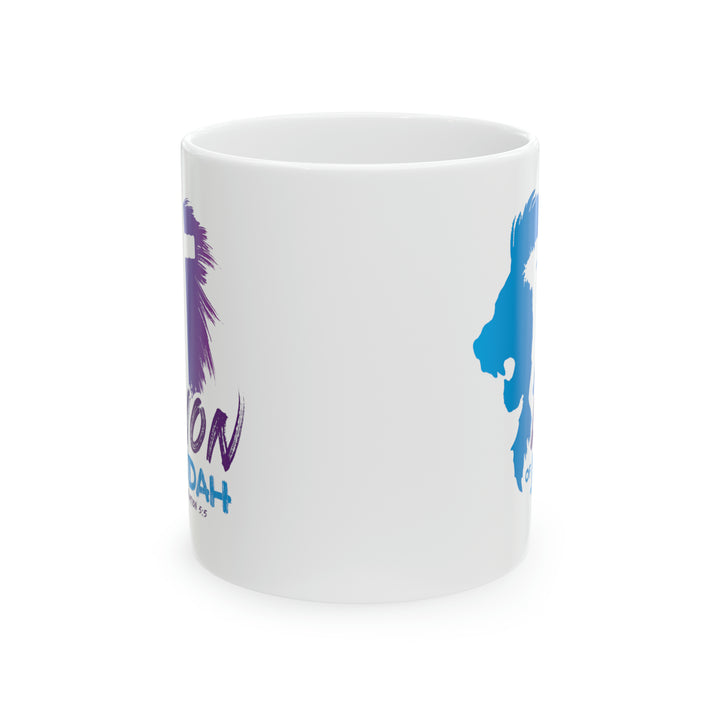 Lion of Judah Coffee Mug - Cool Light