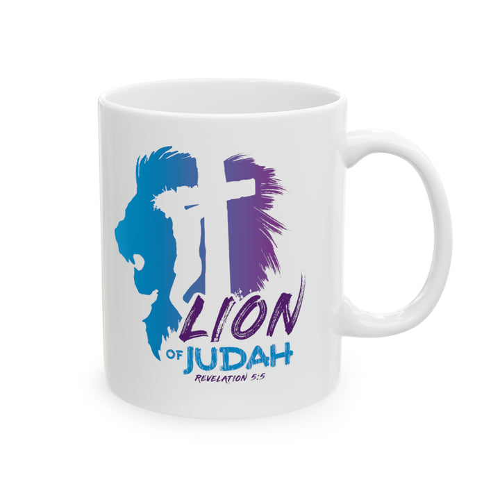 Lion of Judah Coffee Mug - Cool Light