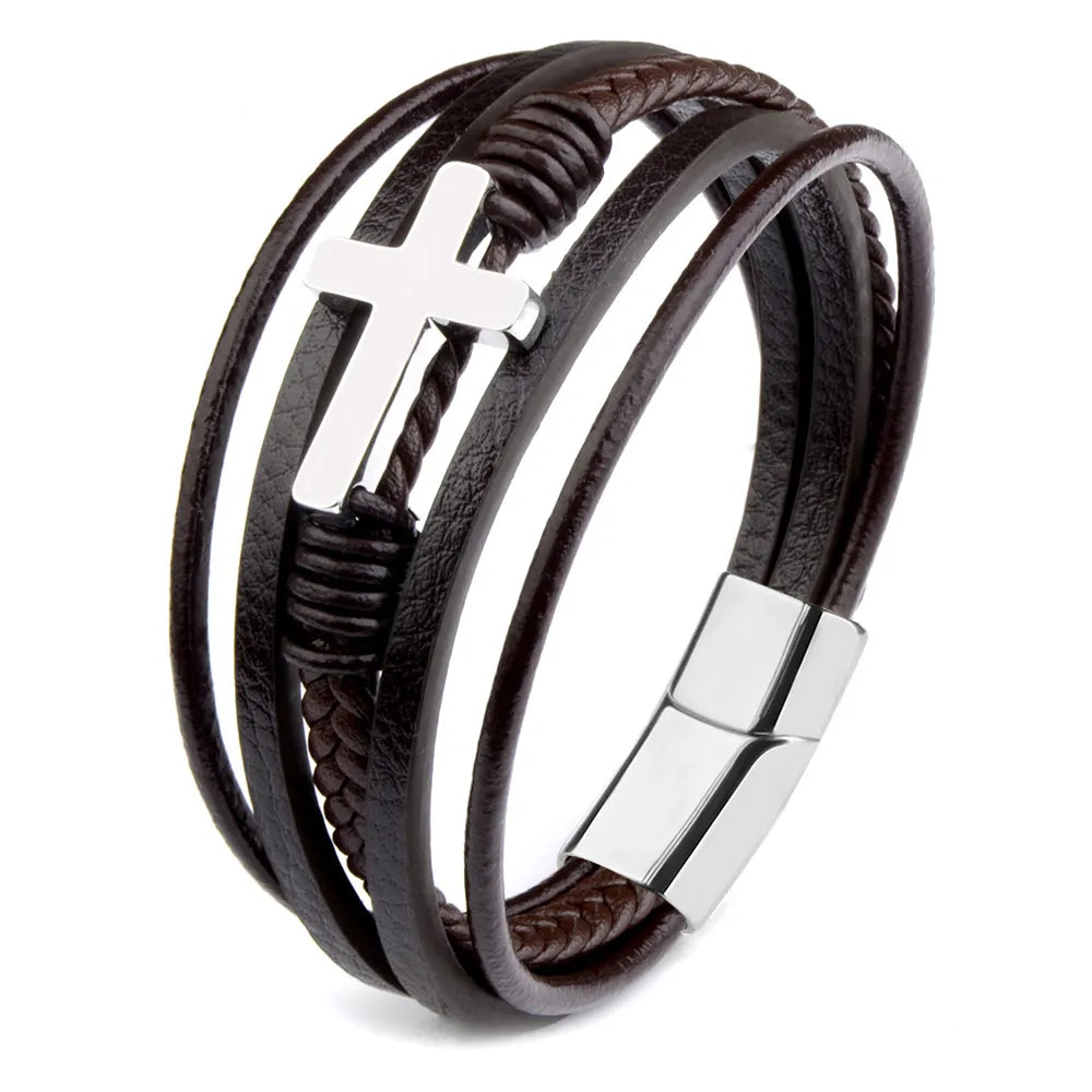 Men's Genuine Leather Bracelet