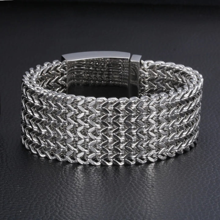 Luxury Stainless Steel Bracelet for Men