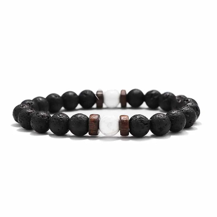 Volcanic Stone Bracelet for Men