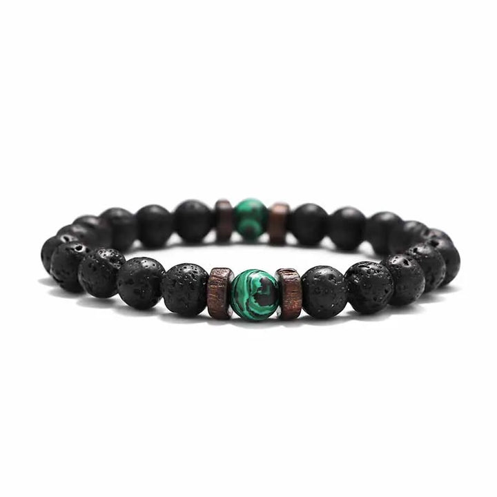 Volcanic Stone Bracelet for Men