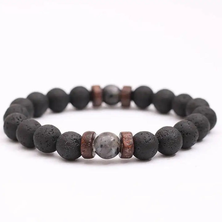 Volcanic Stone Bracelet for Men