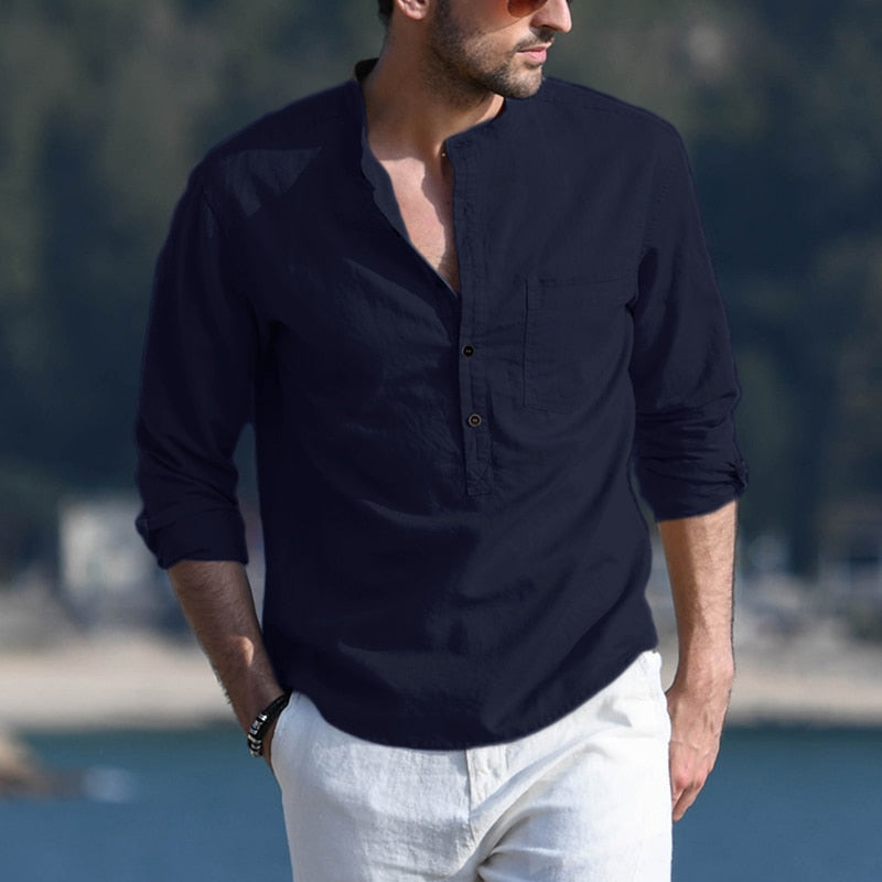 Men's Casual Shirt Cotton