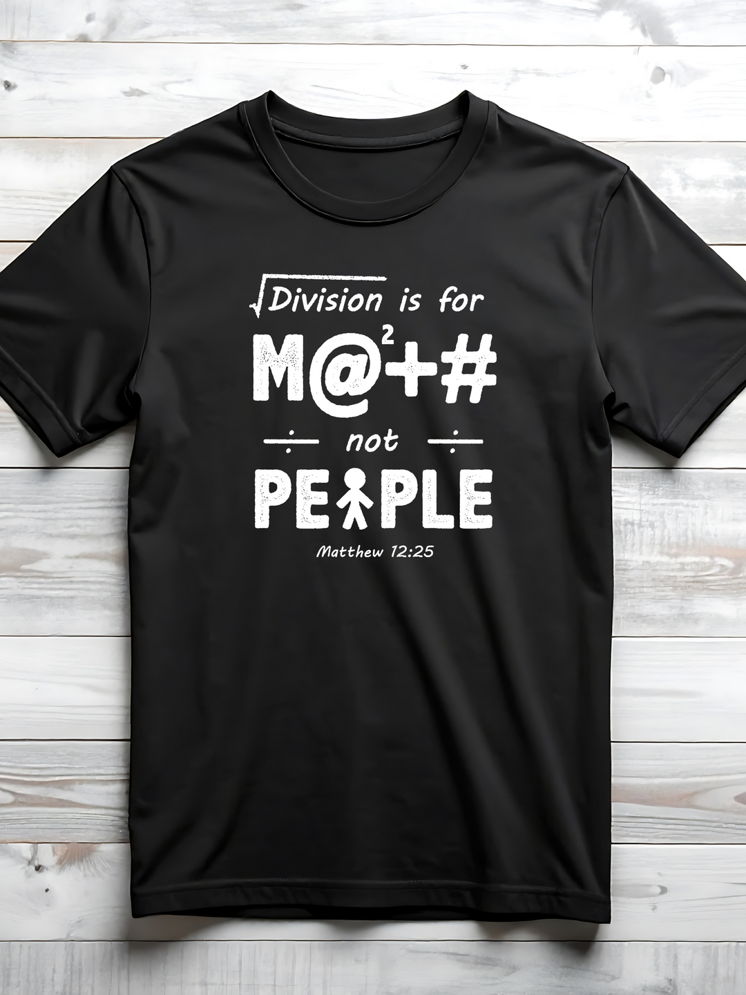 Division is for Math T-shirt - Dark
