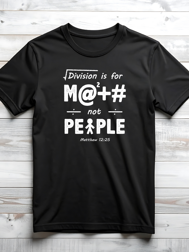 Division is for Math T-shirt - Dark