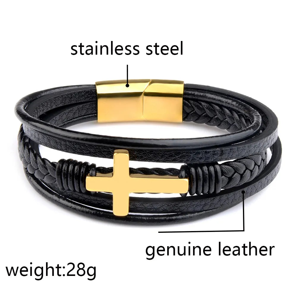 Men's Genuine Leather Bracelet