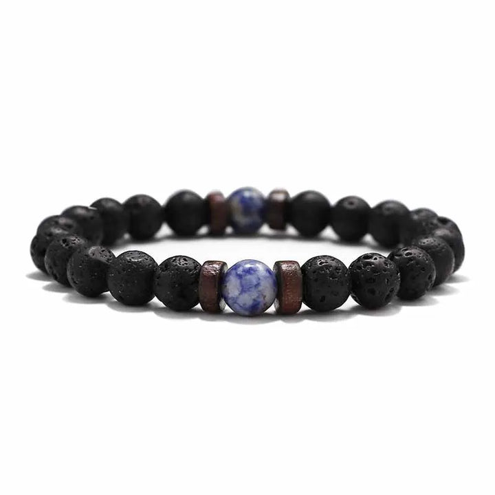 Volcanic Stone Bracelet for Men