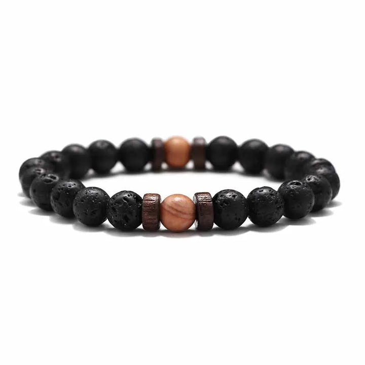 Volcanic Stone Bracelet for Men