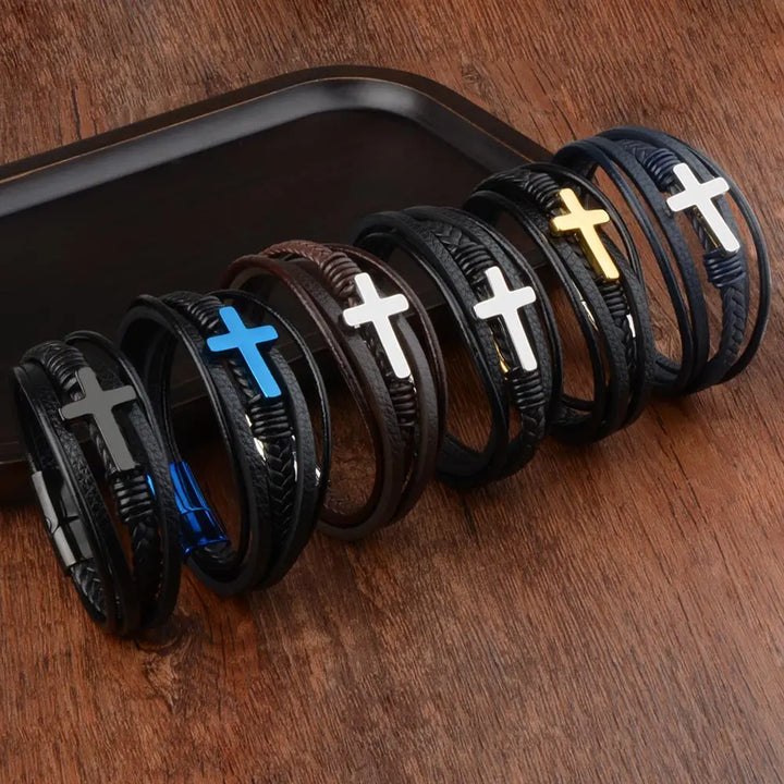 Men's Genuine Leather Bracelet