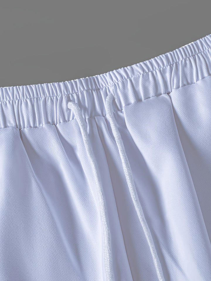 Men's White Dashiki 2pcs Set