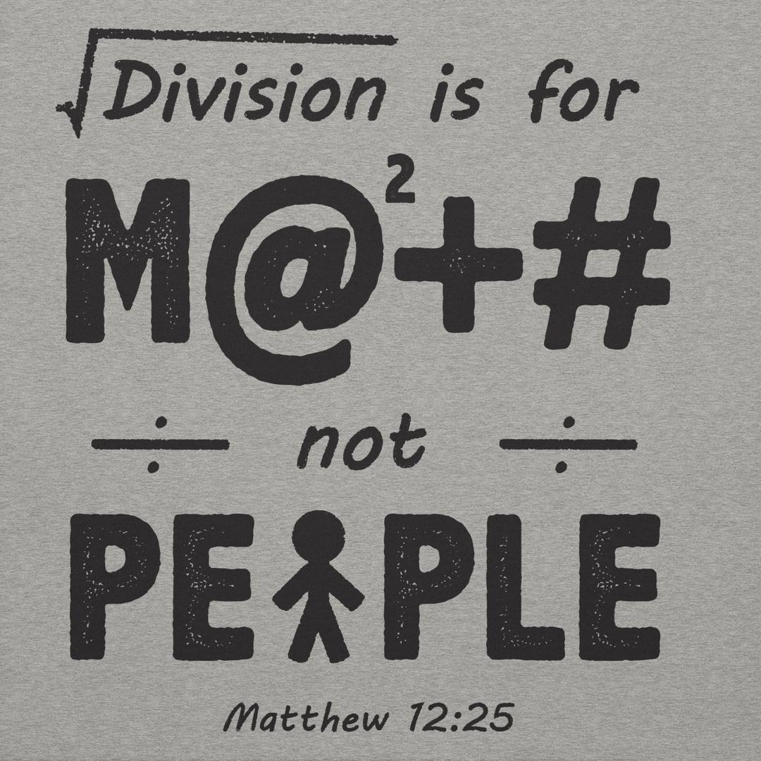 Division is for Math T-shirt - Light