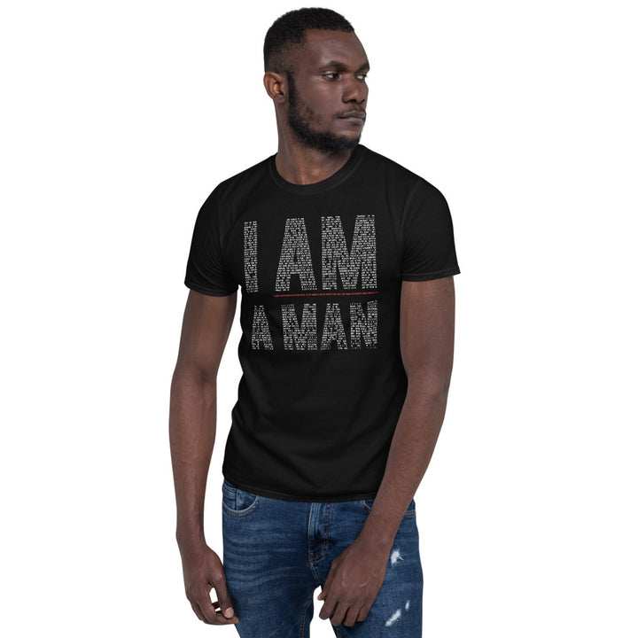 I AM A MAN T-Shirt – Dark