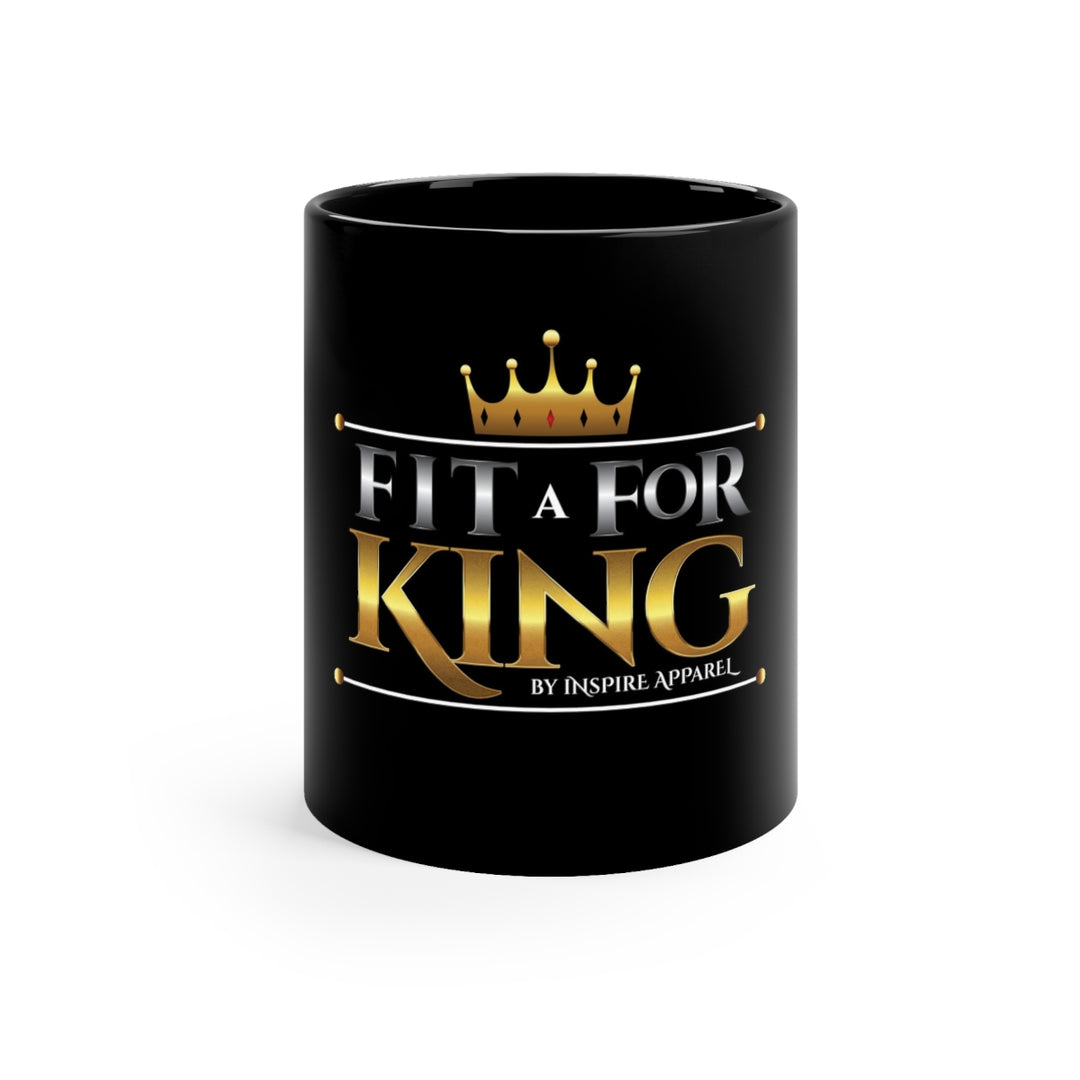 Fit for a King Black Mug